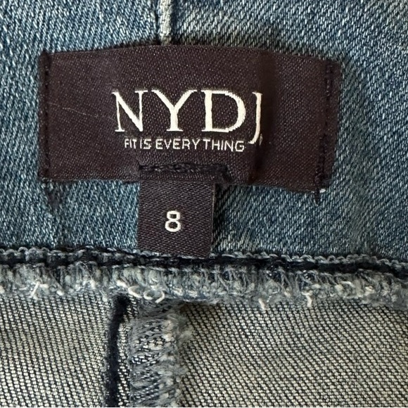 NYDJ Pull On Slimming Medium Blue Denim Jeans | Lift Tuck Technology | Size 8 - Picture 11 of 13